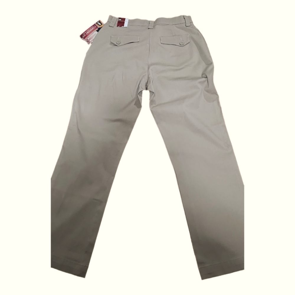 LEE COMFORT FIT Women's Light Khaki Pants 10P - Picture 3 of 7